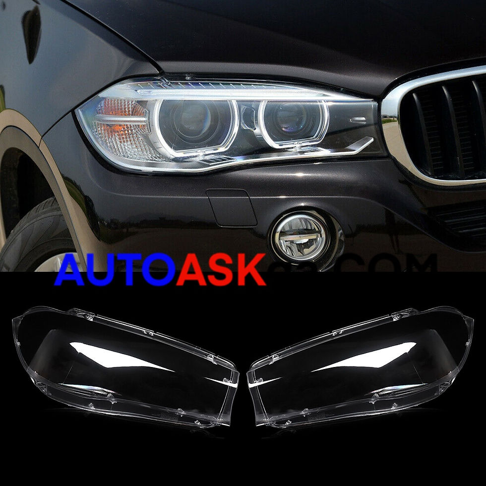 الصورة المصغرة: BMW X6 F16 Headlight Lens Headlamp Cover Left & Right Pair