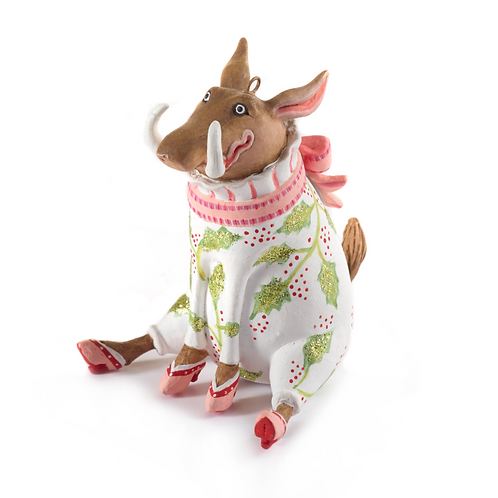 JAMBO! MINI ORNAMENT - Winifred Warthog