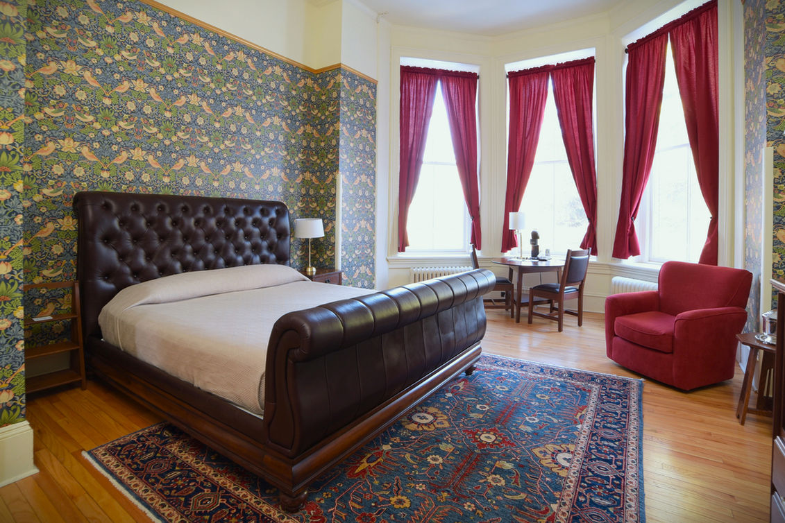 Luxury King Guest Room at the Inn at the Mansion House.
