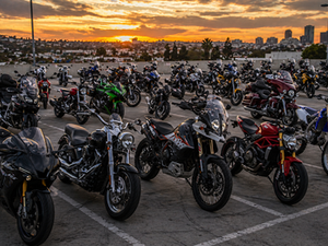 Diferent people ride diferent types of motorcycles
