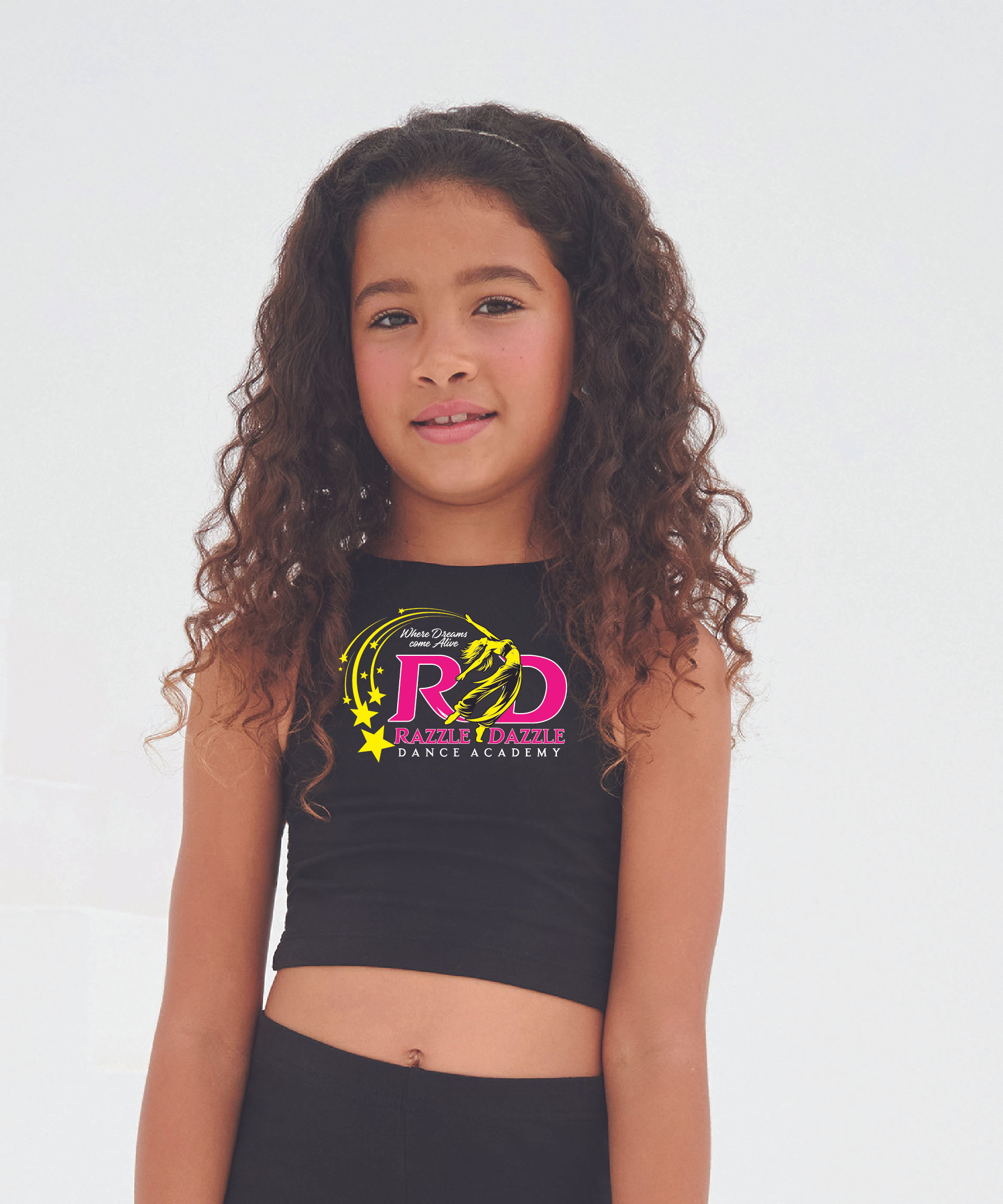 RAZZLE DAZZLE DANCE ACADEMY  Long Crop top