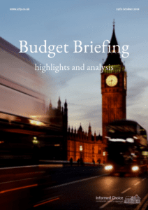 Budget 2018 Briefing Note from Informed Choice