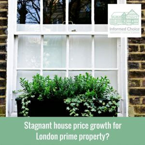 Stagnant house price growth for London prime property?