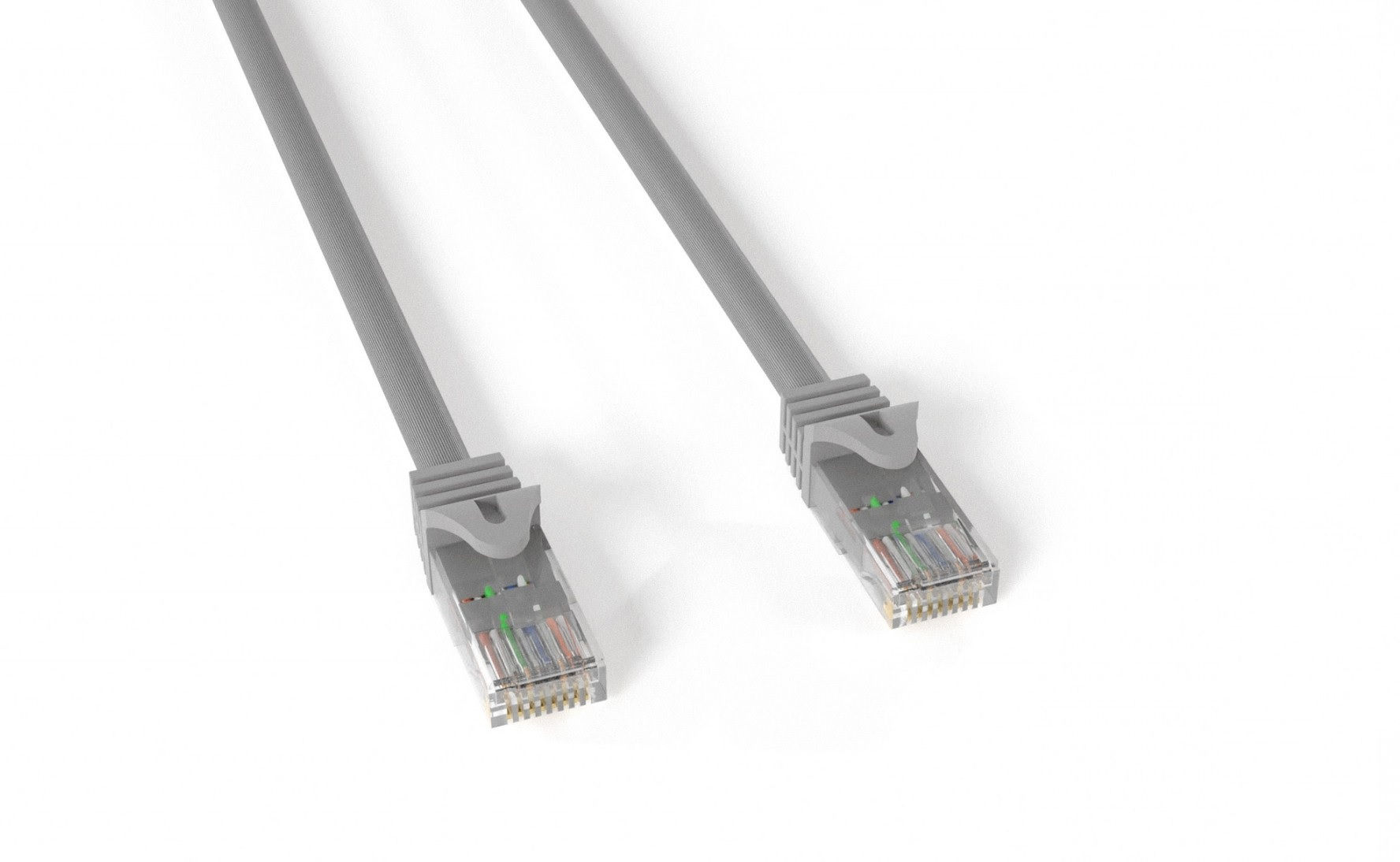 2Ft Cat6A UTP Ferrari Style Booted Patch Cable