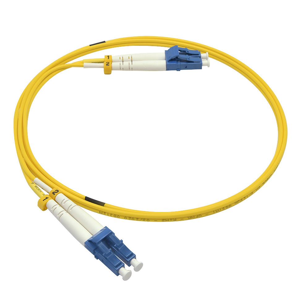 Thumbnail: LC/UPC-LC/UPC Singlemode Duplex OFNR 2.0mm Fiber Optic Patch Cable
