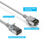 縮圖：7Ft Cat.8 U/FTP Slim Ethernet Network Cable Black 30AWG