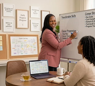 Career coaching session
