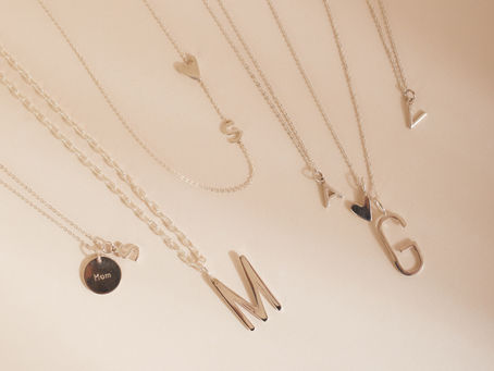 Collares de plata 925 personalizado con iniciales, hecho a mano en Argentina – Studio Pell