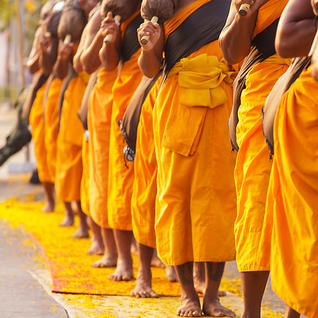 Monks in Thailand