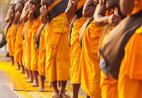 Monks in Thailand