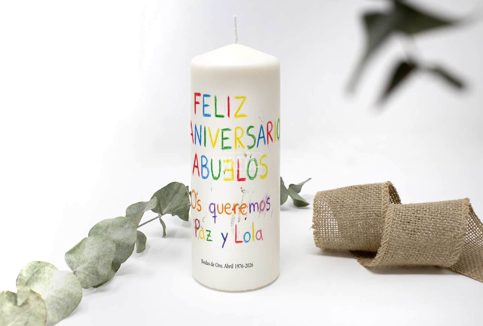 Vela personalizada como tú quieras: cuando el diseño lo pones tú