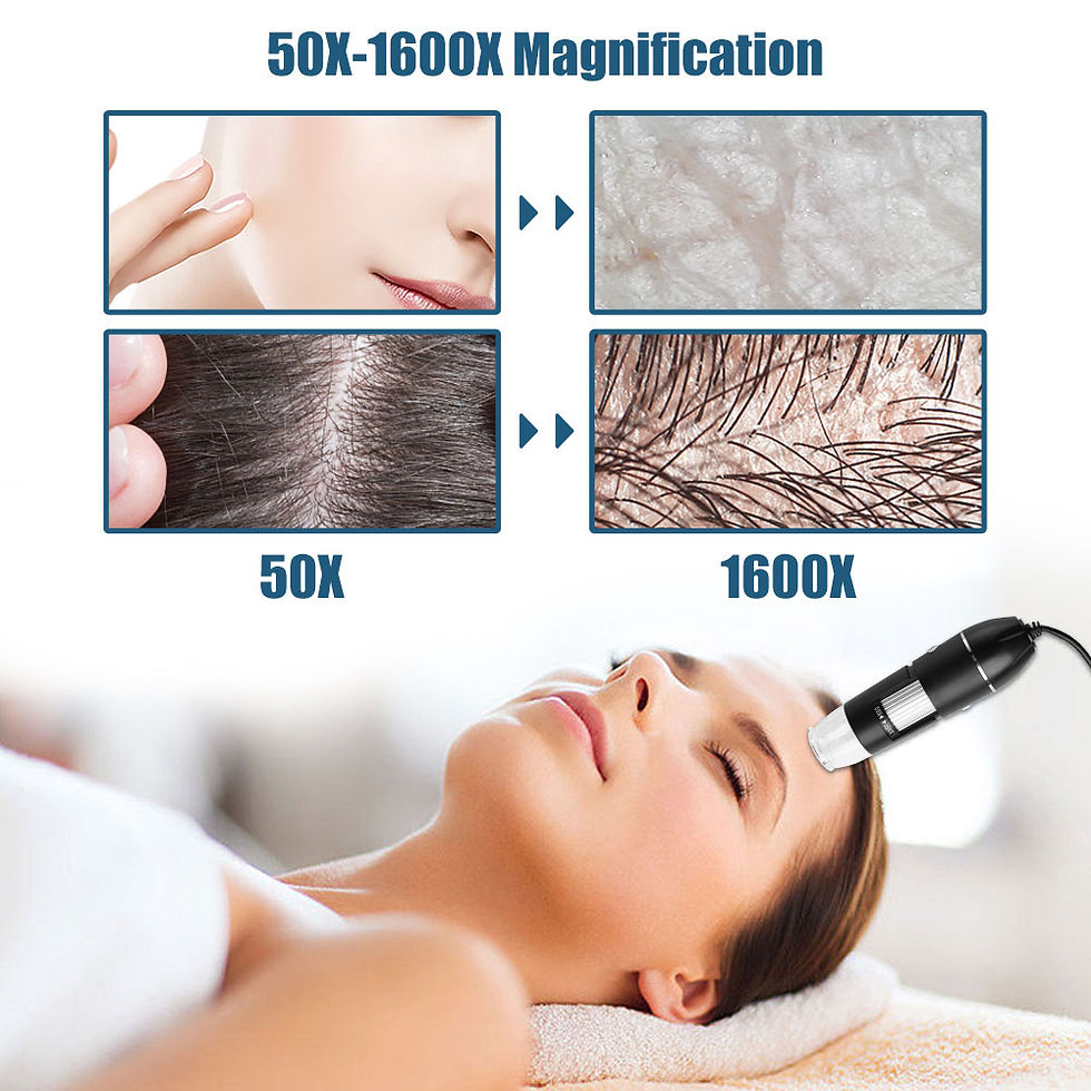 Miniatura: Beauty Cam Microscópica Terapia Capilar Profissional USB