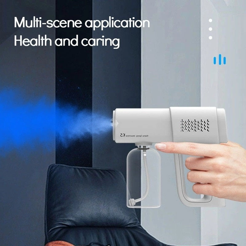 Miniatura: Pistola k5 Nano Spray Pulverizadora Led Azul