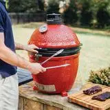 Kamado Joe Classic II Stand-Alone Grill, Blaze Red