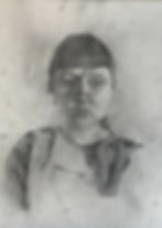 portrait of girl with bangs