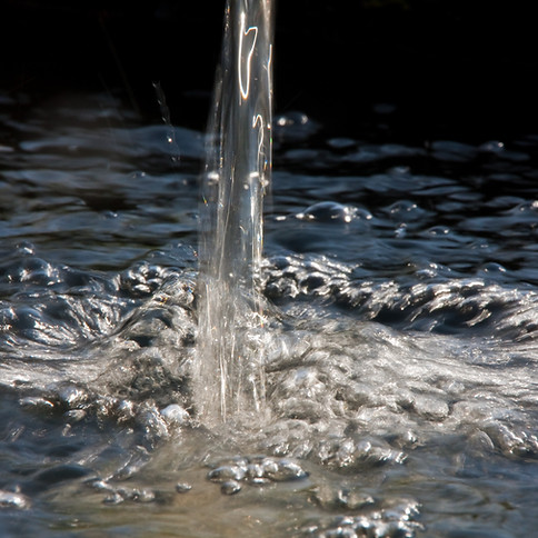 Water Splash Close-Up