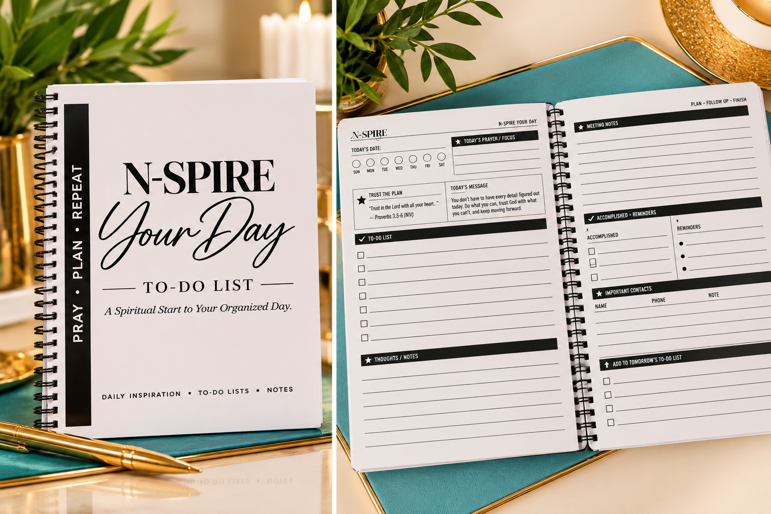 Biblical To-Do List Notebook