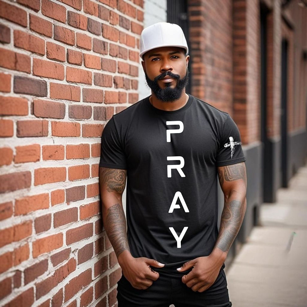 Pray t-shirt Black