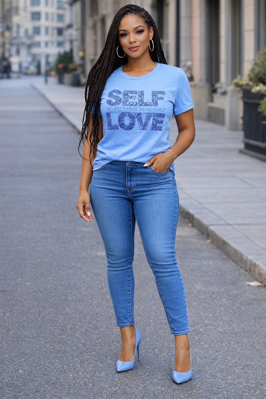 Self Love Rhinestone shirt