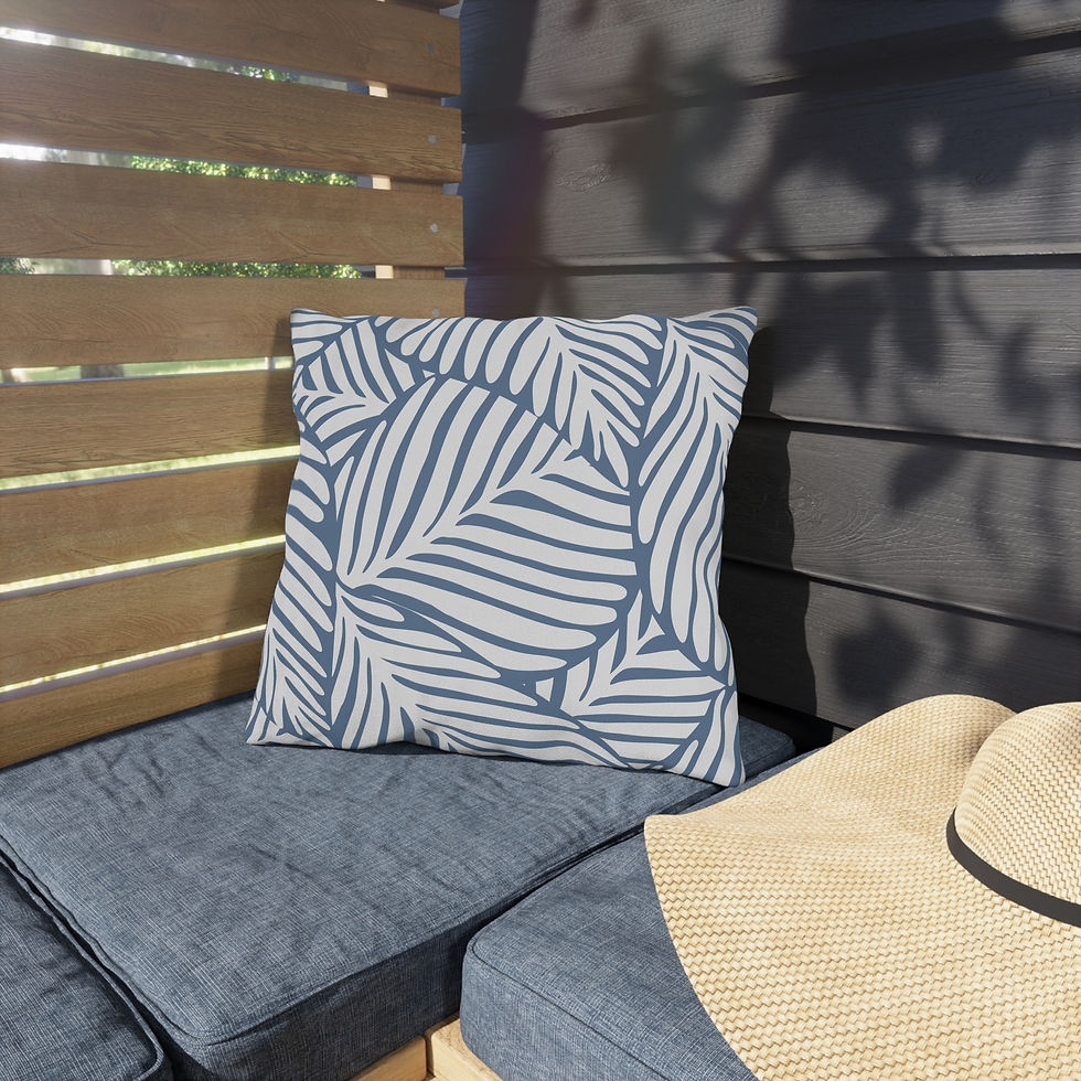 Thumbnail: Pacifica Palm Shadows Outdoor Pillow