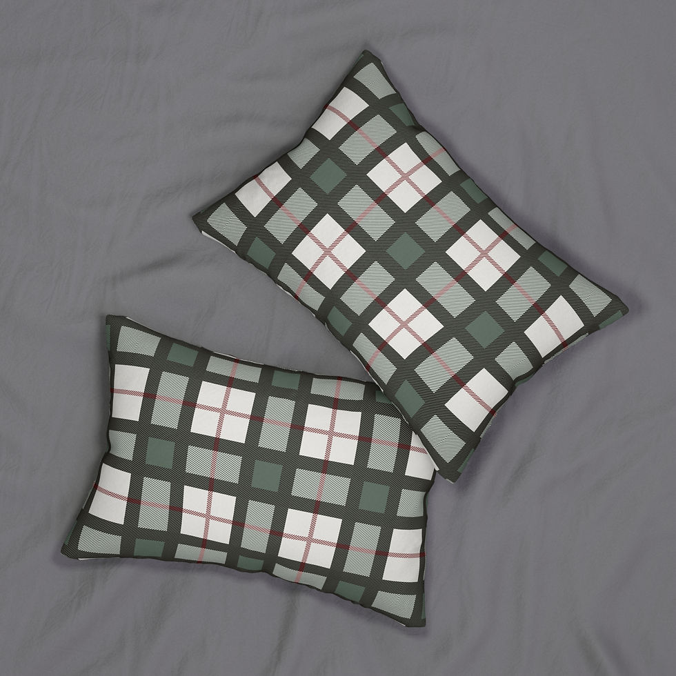 Thumbnail: Heritage Holiday Plaid Lumbar Pillow