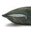 Thumbnail: Dark green pillow cover with golden floral and leaf outlines in a delicate, nature-inspired pattern
