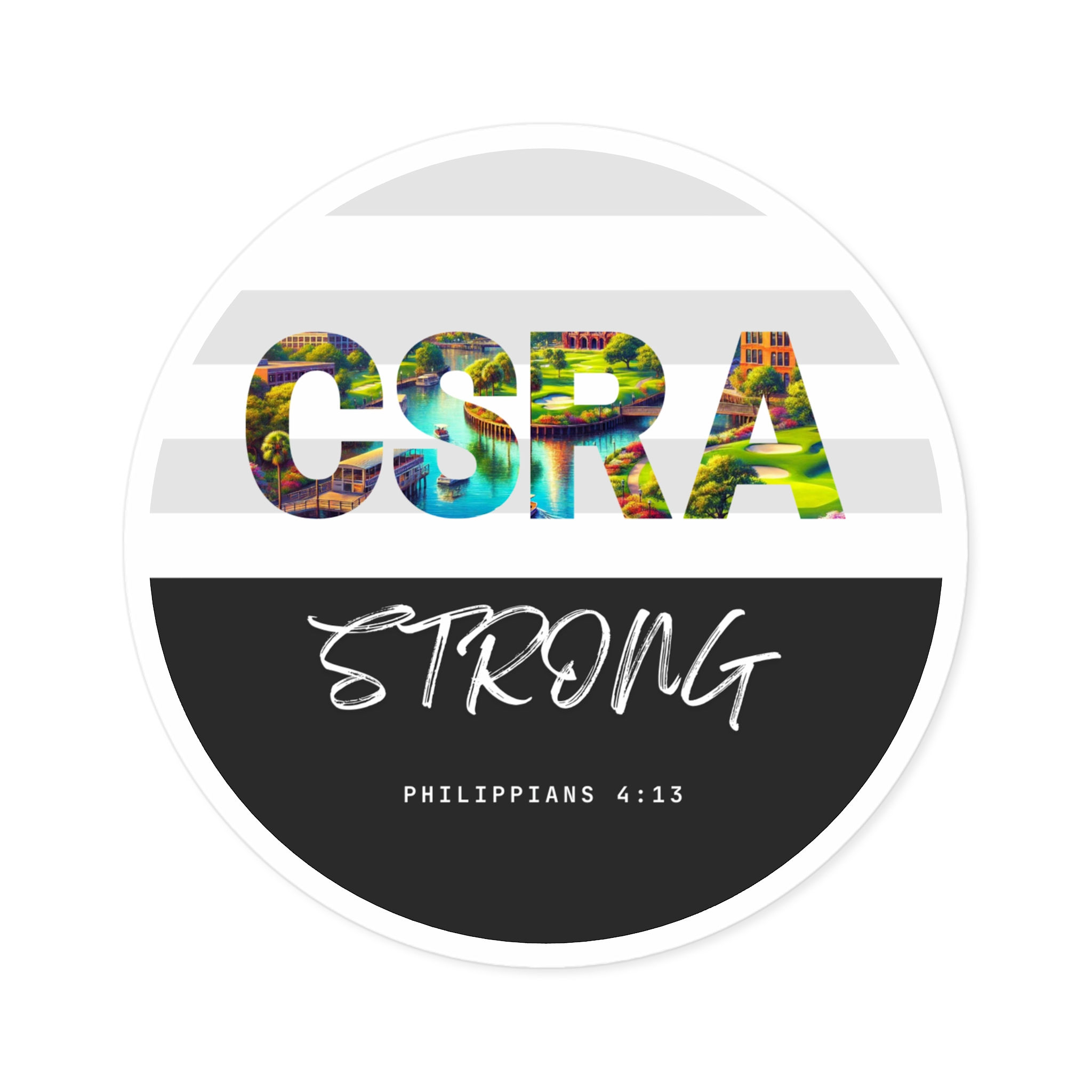 "CSRA Strong" Round Stickers