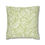 Thumbnail: Cushion cover with white paisley & floral pattern on a soft green background, adding a whimsical touch to any setting.