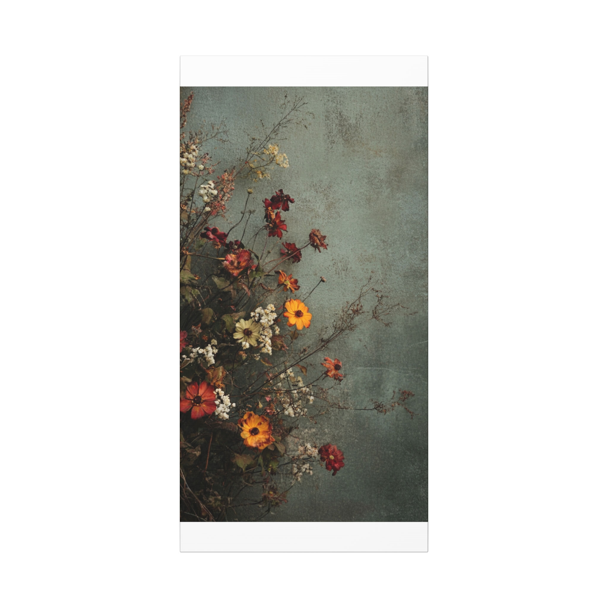 Vintage Harvest Bloom Canvas Art