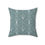 Thumbnail: Modern Deco Geometric Fan Throw Pillow - Deep Sage