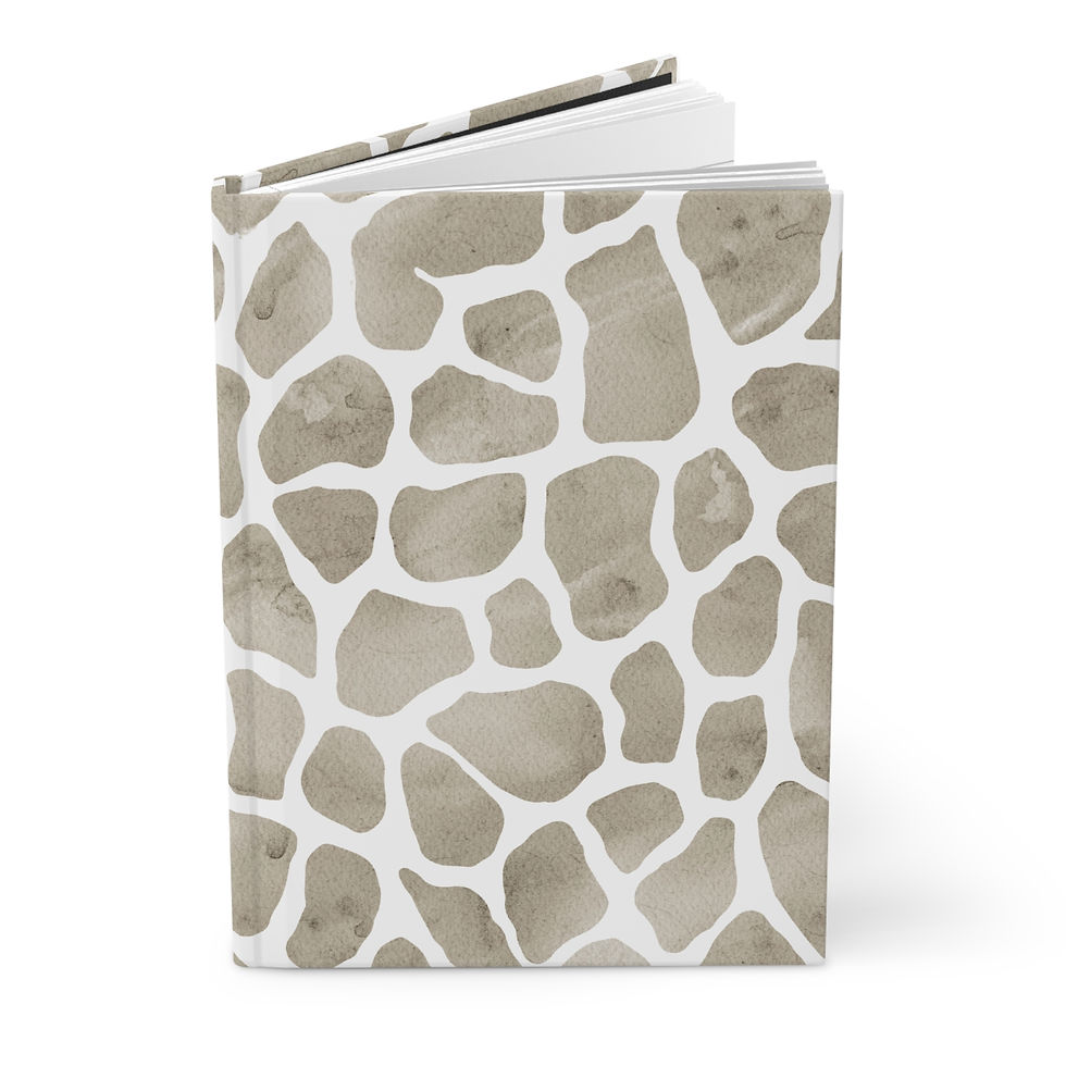 Thumbnail: Classic Giraffe Print Hardcover Journal
