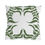 Thumbnail: Outdoor pillow with symmetrical green leaf pattern on a white background, ideal for tropical or nature-inspired spaces.