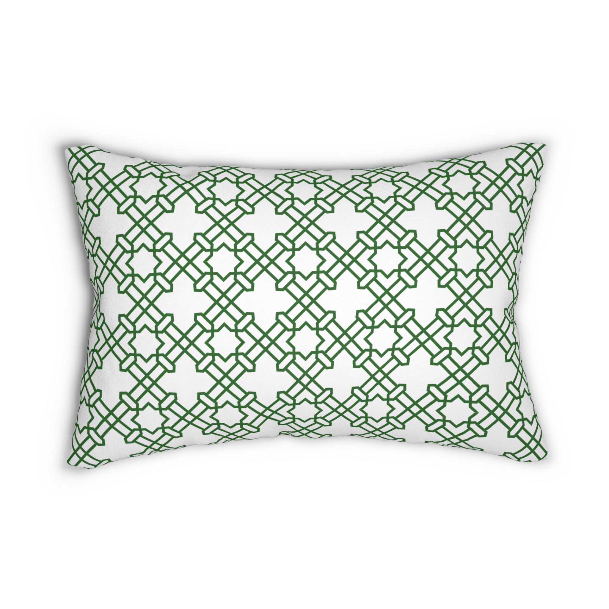 Emerald Veranda Trellis Lumbar Pillow
