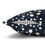 Thumbnail: Navy pillow cover with white botanical branch and dotted pattern.