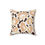 Thumbnail: Faux suede pillow with blush, tan, and brown leopard print pattern on ivory background for modern or playful interiors.