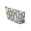 Thumbnail: Green accessory pouch with abstract cream leopard print—stylish and bold for everyday essentials.