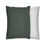 Thumbnail: Solid deep forest green cushion with a smooth, square design for indoor or outdoor use