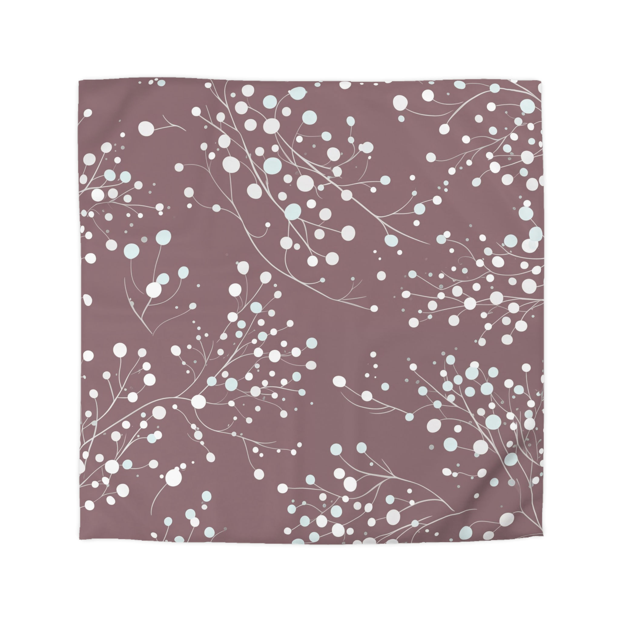 Rose Botanical Microfiber Duvet Cover