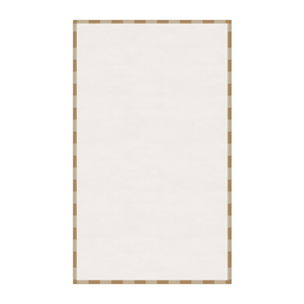 Thumbnail: Caramel Gingham Check Tea Towel