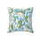 Thumbnail: Faux suede pillow with green and blue abstract leopard spot pattern on a light background for a bold, playful touch.