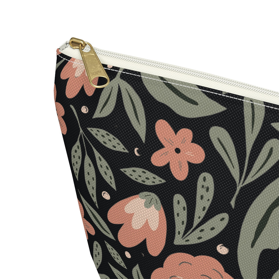 Thumbnail: Midnight Bloom Botanical Accessory Pouch