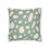 Thumbnail: Pillow cover with an abstract cream spot pattern on a muted sage green background, offering a playful yet modern design.