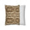 Thumbnail: Pillow cover with an earthy brown and cream ikat pattern design.