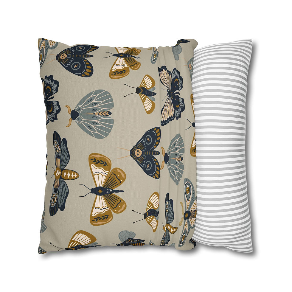Thumbnail: Mystic Nocturne Butterfly Pillow Cover