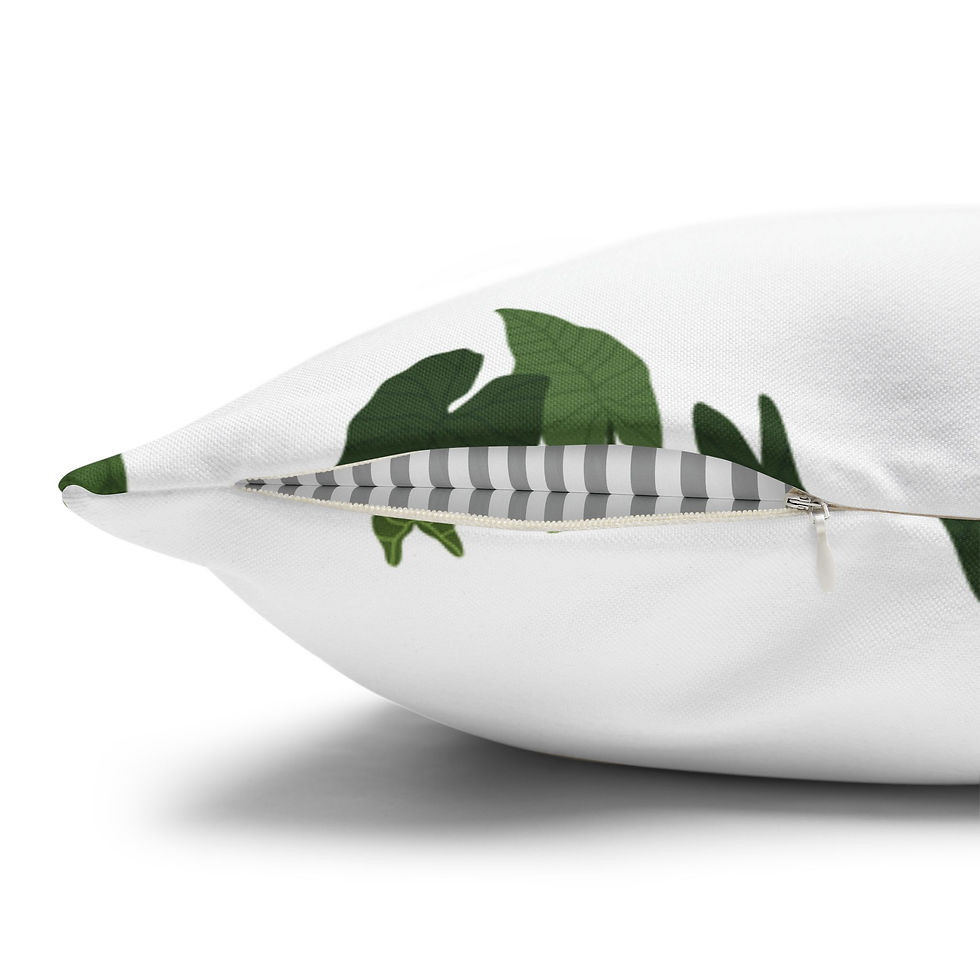 Thumbnail: Botanical Plant Print Pillowcase | Potted Houseplants Illustration on White