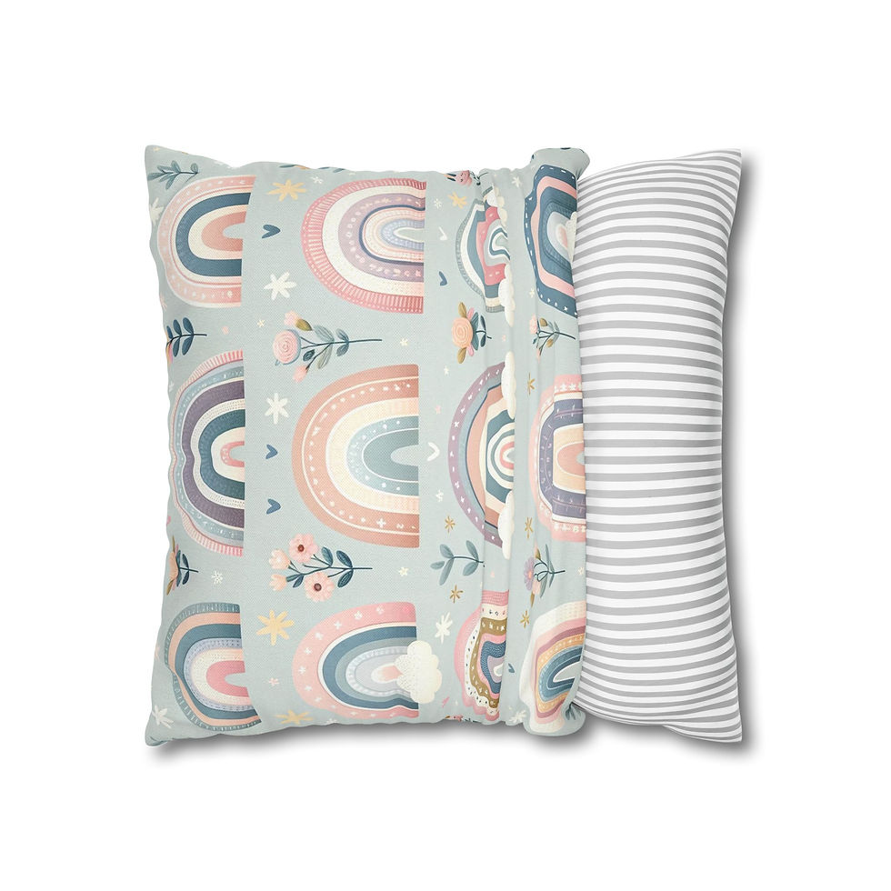 Thumbnail: Rainbow Dreams Pillow Cover