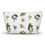 Thumbnail: Accessory pouch with potted plant illustrations on a white background – botanical zippered bag for makeup or travel.