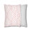 Thumbnail: Cushion cover with blush pink repeating wave pattern on a clean white background, creating a soft and modern look.