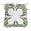 Thumbnail: Outdoor pillow with symmetrical green leaf pattern on a white background, ideal for tropical or nature-inspired spaces.