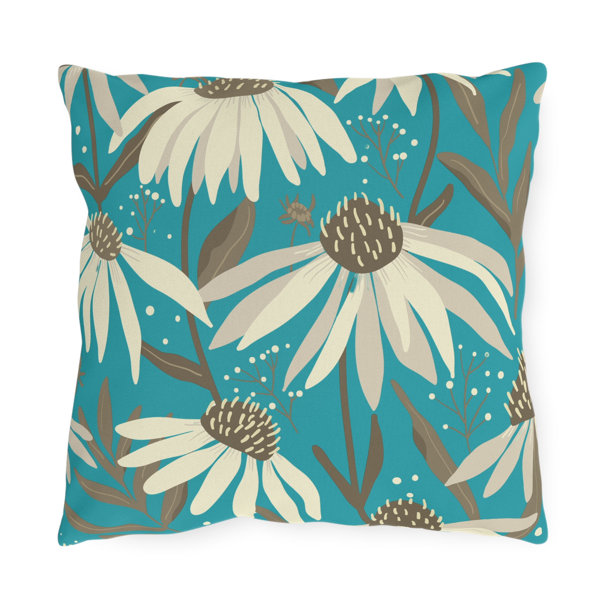 Floral Outdoor Pillows - Cozy Decor for Garden & Patio